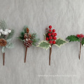 Personalized Christmas Red Berry Decorations